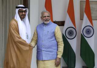 PM Modi with UAE Crown Prince PM Modi with UAE Crown Prince