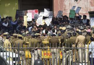 Ramjas College, Students, Protest, ABVP - India TV Ramjas College, Students, Protest, ABVP - India TV