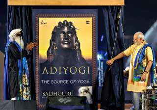 PM Modi unveils 112-feet tall Lord Shiva statue... PM Modi unveils 112-feet tall Lord Shiva statue...