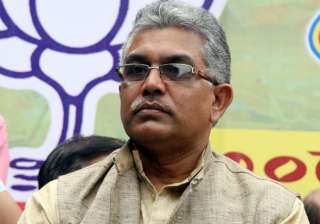 File pic - BJP’s Bengal unit chief Dilip Ghosh... File pic - BJP’s Bengal unit chief Dilip Ghosh...