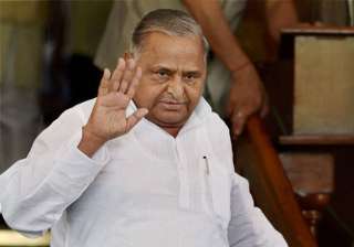 File pic of Mulayam Singh Yadav outside... File pic of Mulayam Singh Yadav outside...