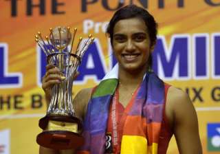 File pic - Sindhu won the Women's Single title of... File pic - Sindhu won the Women's Single title of...