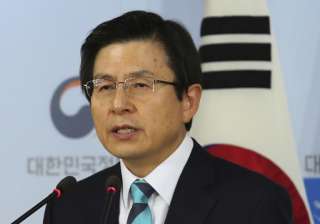 South Korean acting leader and Prime Minister... South Korean acting leader and Prime Minister...