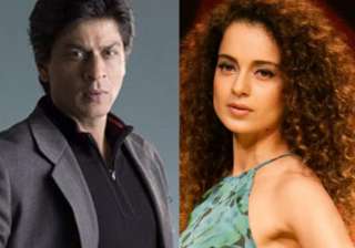 Shah Rukh Khan and Kangana Ranaut - India TV Shah Rukh Khan and Kangana Ranaut - India TV