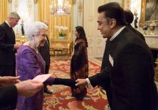 Kamal Hassan and Queen Elizabeth - India TV Kamal Hassan and Queen Elizabeth - India TV