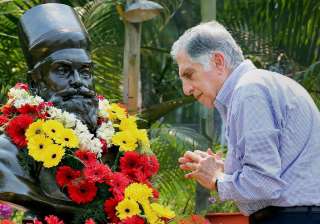 Rata Tata pays homage to Tata Steel founder J N... Rata Tata pays homage to Tata Steel founder J N...
