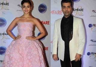Alia Bhatt and Karan Johar - India TV Alia Bhatt and Karan Johar - India TV