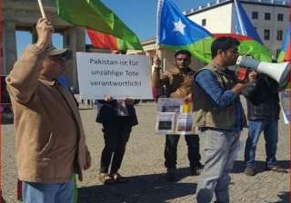 Baloch protesters Baloch protesters