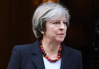 File pic of British Prime Minister Theresa May -... File pic of British Prime Minister Theresa May -...