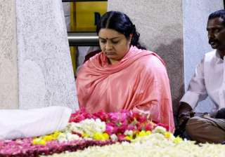 Deepa Jayakumar sitting in a meditation in front... Deepa Jayakumar sitting in a meditation in front...