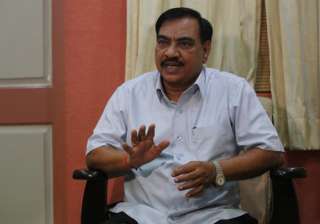 File pic of BJP leader Eknath Khadse - India TV File pic of BJP leader Eknath Khadse - India TV