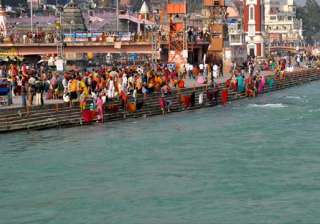 A view of holy river of Ganga - India TV A view of holy river of Ganga - India TV