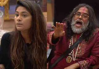 Lopamudra Raut and Swami Om - India TV Lopamudra Raut and Swami Om - India TV