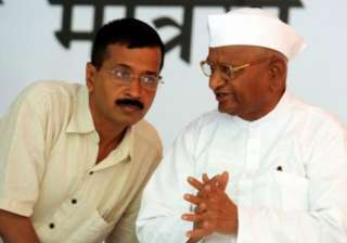 File pic. Anna Hazare with Arvind Kejriwal at the... File pic. Anna Hazare with Arvind Kejriwal at the...