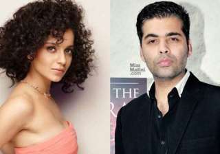 Kangana Ranaut and Karan Johar - India TV Kangana Ranaut and Karan Johar - India TV