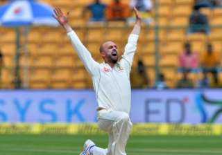 Nathan Lyon's career-best 8/50 restricts India to... Nathan Lyon's career-best 8/50 restricts India to...