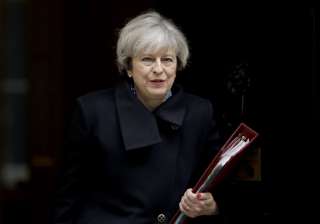 File pic - Theresa May outside 10 Downing Street... File pic - Theresa May outside 10 Downing Street...