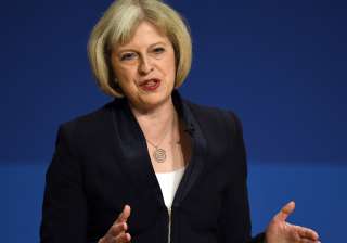 File pic of British Prime Minister Theresa May -... File pic of British Prime Minister Theresa May -...