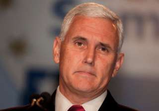 File pic of US Vice President Mike Pence - India... File pic of US Vice President Mike Pence - India...