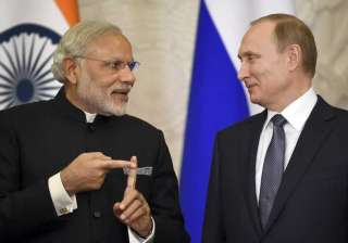 PM Modi with President Putin PM Modi with President Putin