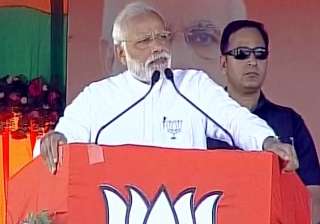 PM Narendra Modi addresses rally in Jaunpur -... PM Narendra Modi addresses rally in Jaunpur -...
