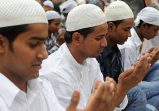 File photo of Muslims offering prayers in... File photo of Muslims offering prayers in...