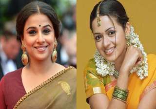 Vidya Balan and Bhavana - India TV Vidya Balan and Bhavana - India TV