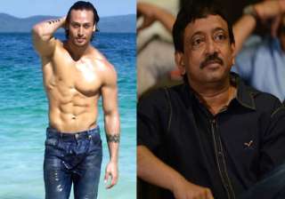 Tiger Shroff and Ram Gopal Varma - India TV Tiger Shroff and Ram Gopal Varma - India TV