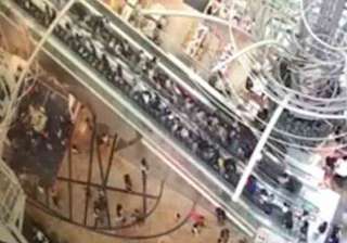 Escalator of Hong Kong shopping centre changes... Escalator of Hong Kong shopping centre changes...