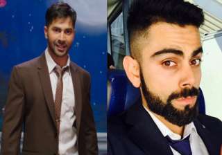 Varun Dhawan and Virat Kohli - India TV Varun Dhawan and Virat Kohli - India TV