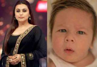 Rani Mukerji, Taimur Ali Khan - India TV Rani Mukerji, Taimur Ali Khan - India TV
