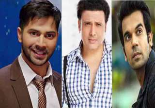 Varun Dhawan, Govinda, Rajkummar Rao - India TV Varun Dhawan, Govinda, Rajkummar Rao - India TV