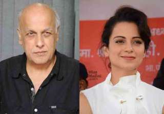 Mahesh Bhatt and Kangana Ranaut - India TV Mahesh Bhatt and Kangana Ranaut - India TV