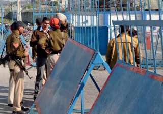 Security deployment around the Indian Air Force... Security deployment around the Indian Air Force...