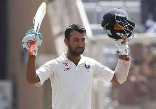 Pujara hits century as India surpass 300-run mark... Pujara hits century as India surpass 300-run mark...