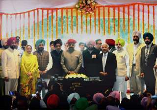 Punjab Guv with CM Amarinder Singh and his nine... Punjab Guv with CM Amarinder Singh and his nine...