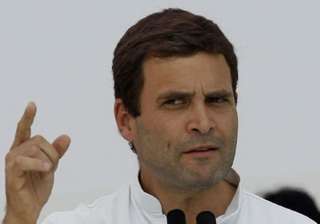 File pic of Congress vice-president Rahul Gandhi ... File pic of Congress vice-president Rahul Gandhi ...