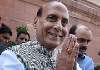 File pic of Union Home Minister Rajnath Singh -... File pic of Union Home Minister Rajnath Singh -...