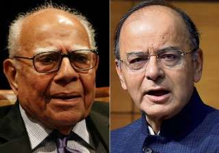 Ram Jethmalani grills Arun Jaitley for the second... Ram Jethmalani grills Arun Jaitley for the second...
