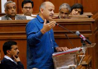 Manish Sisodia presenting the state budget... Manish Sisodia presenting the state budget...