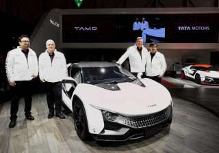 Tata Motors unveils sports car Tamo Racemo at... Tata Motors unveils sports car Tamo Racemo at...