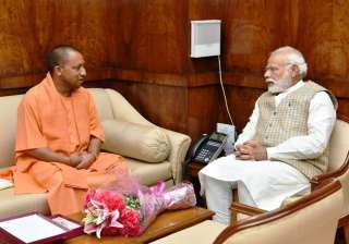 UP CM Yogi Adityanath meets PM Modi in New Delhi... UP CM Yogi Adityanath meets PM Modi in New Delhi...