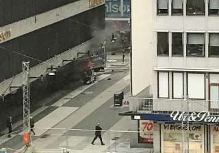 Stockholm, Truck Accident, People Killed Stockholm, Truck Accident, People Killed