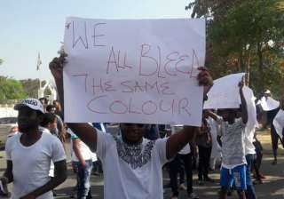 African envoys terming attacks on students racial... African envoys terming attacks on students racial...