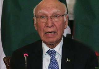 File pic of Pakistan's diplomat Aziz - India TV File pic of Pakistan's diplomat Aziz - India TV