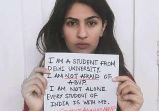 Gurmehar Kaur, Martyr, Delhi University - India TV Gurmehar Kaur, Martyr, Delhi University - India TV