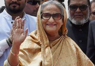 Bangladesh PM Sheikh Hasina arrives at IGI... Bangladesh PM Sheikh Hasina arrives at IGI...