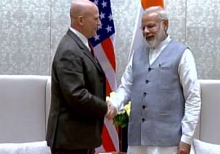 US NSA McMaster meets PM Modi in New Delhi -... US NSA McMaster meets PM Modi in New Delhi -...