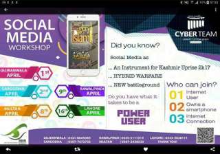 JuD to conduct social media workshops in Pakistan... JuD to conduct social media workshops in Pakistan...