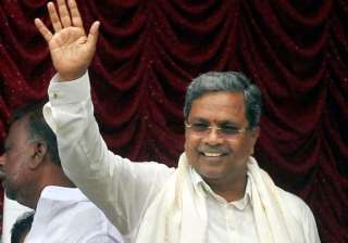 File pic of Karnataka Chief Minister Siddaramaiah... File pic of Karnataka Chief Minister Siddaramaiah...